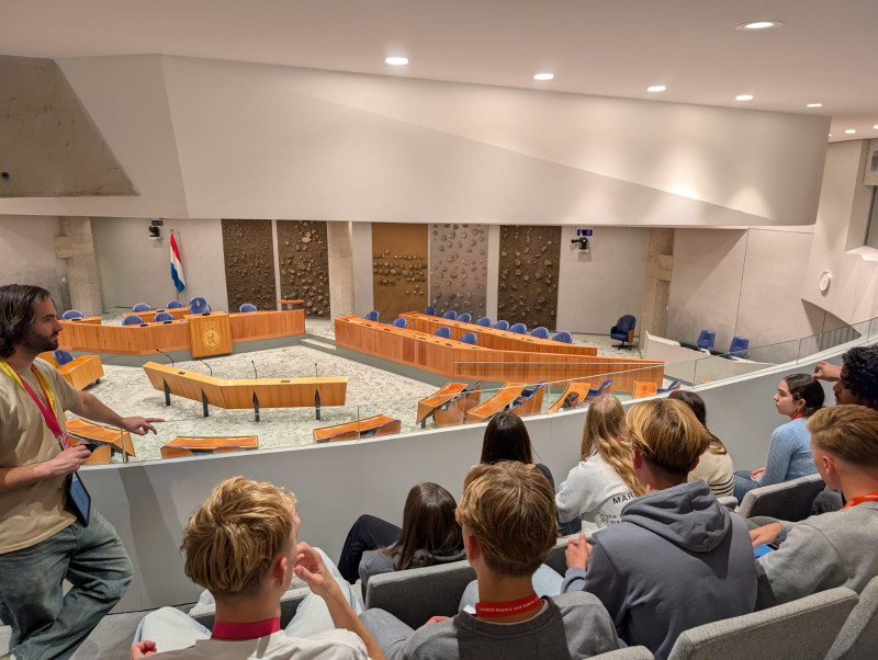 Leerlingen van havo 5 en atheneum 4 ontdekken politiek Den Haag
