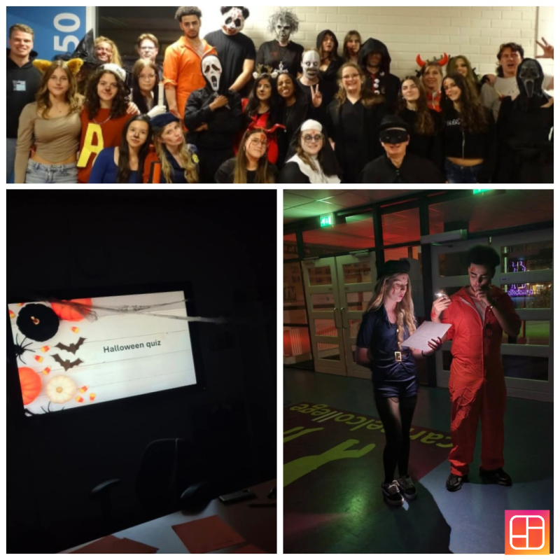 De tweetalige afdeling viert Halloween