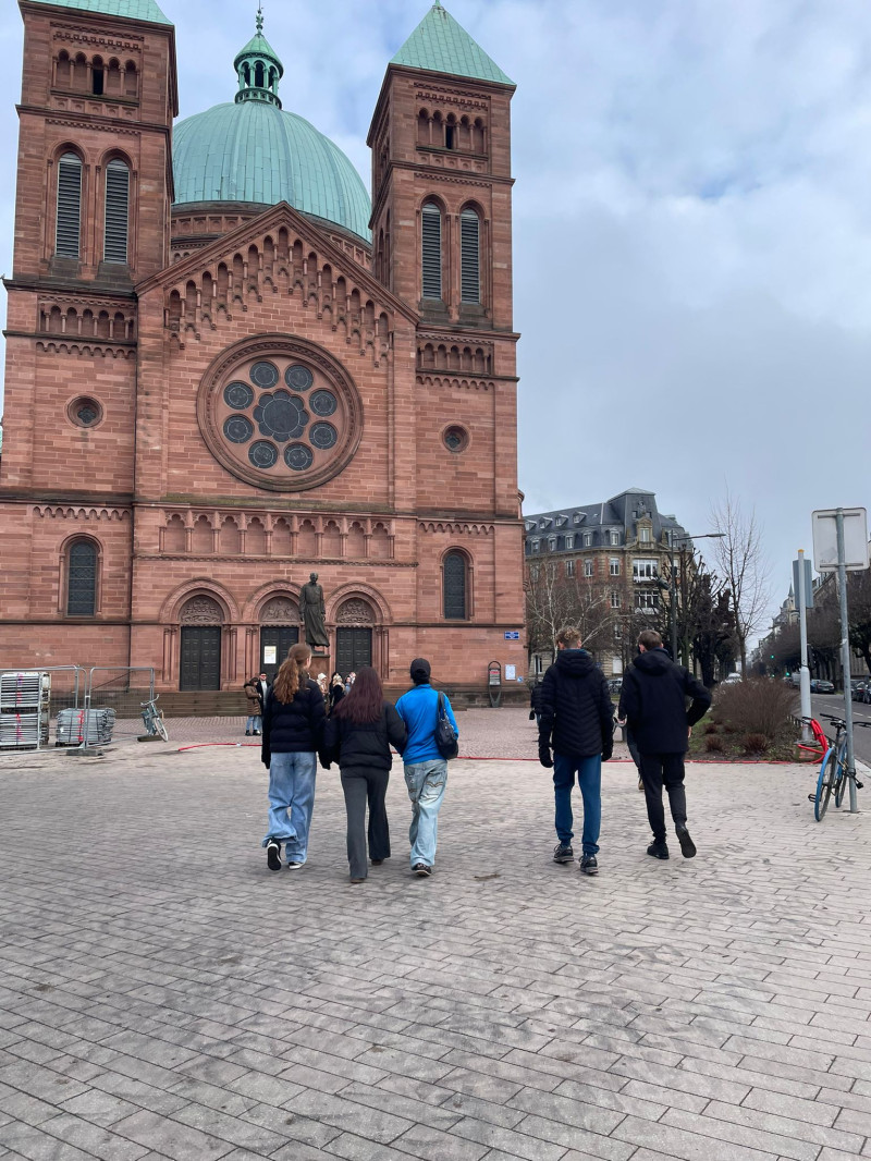 Leerlingen naar Straatsburg
