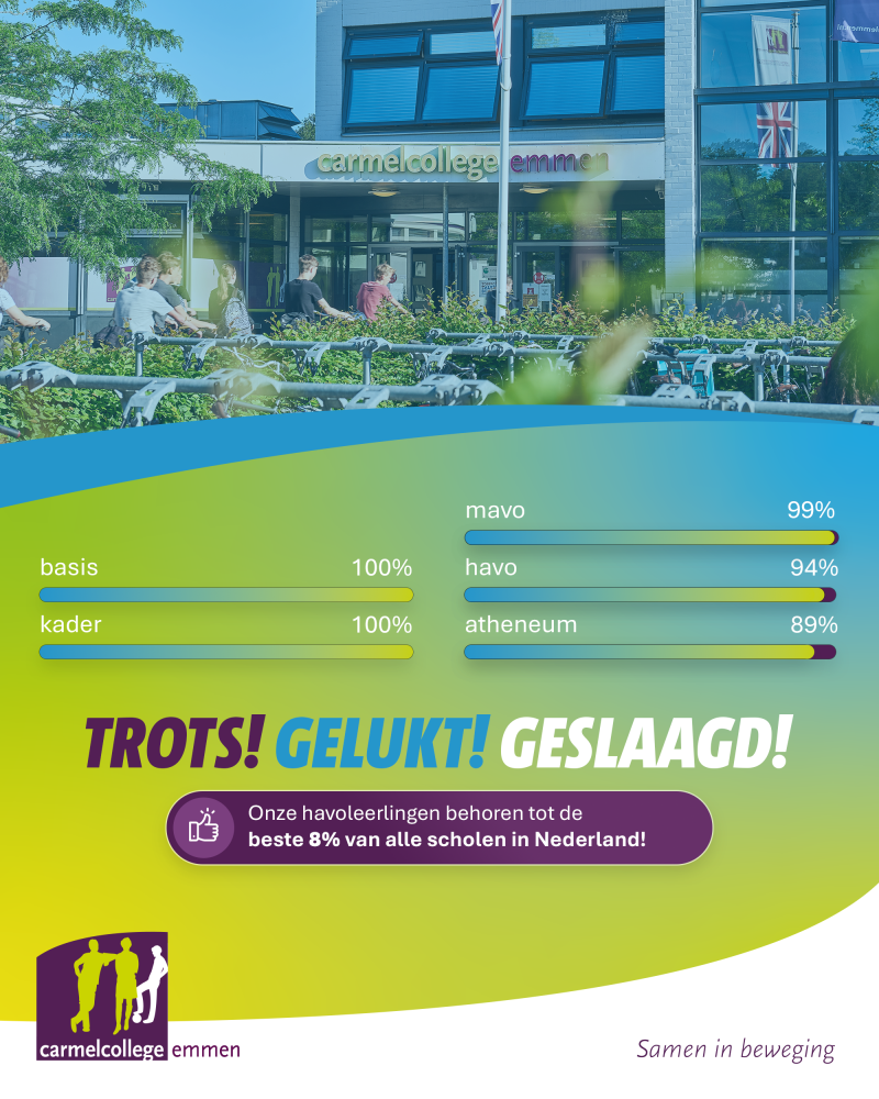 TROTS! GELUKT! GESLAAGD!